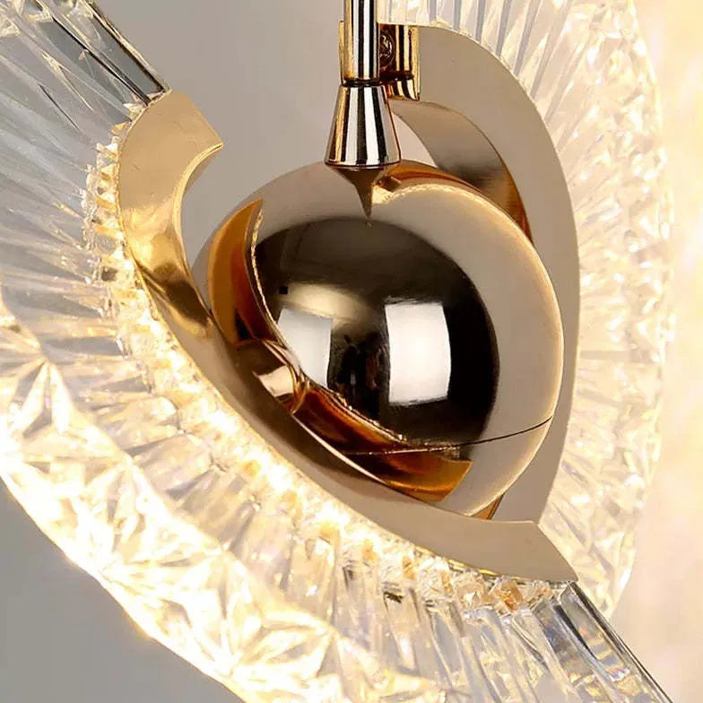 LED Kristallleuchter modern nordisch schlicht Wasserkrystall - Clowas.de