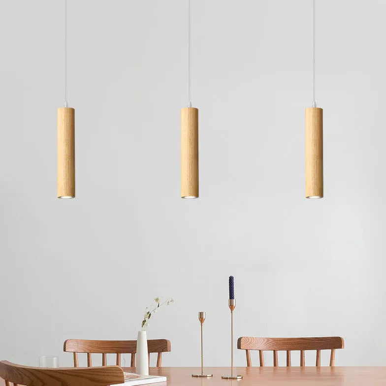 LED Pendelleuchte Holz mit schlichtem modernen Design - Clowas.de