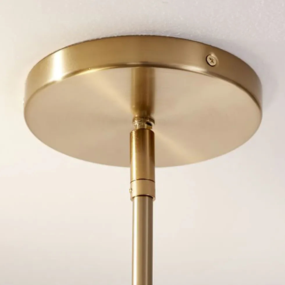LED-Pendelleuchte rund nordisch Eisenkunst Rundplatt - Clowas.de
