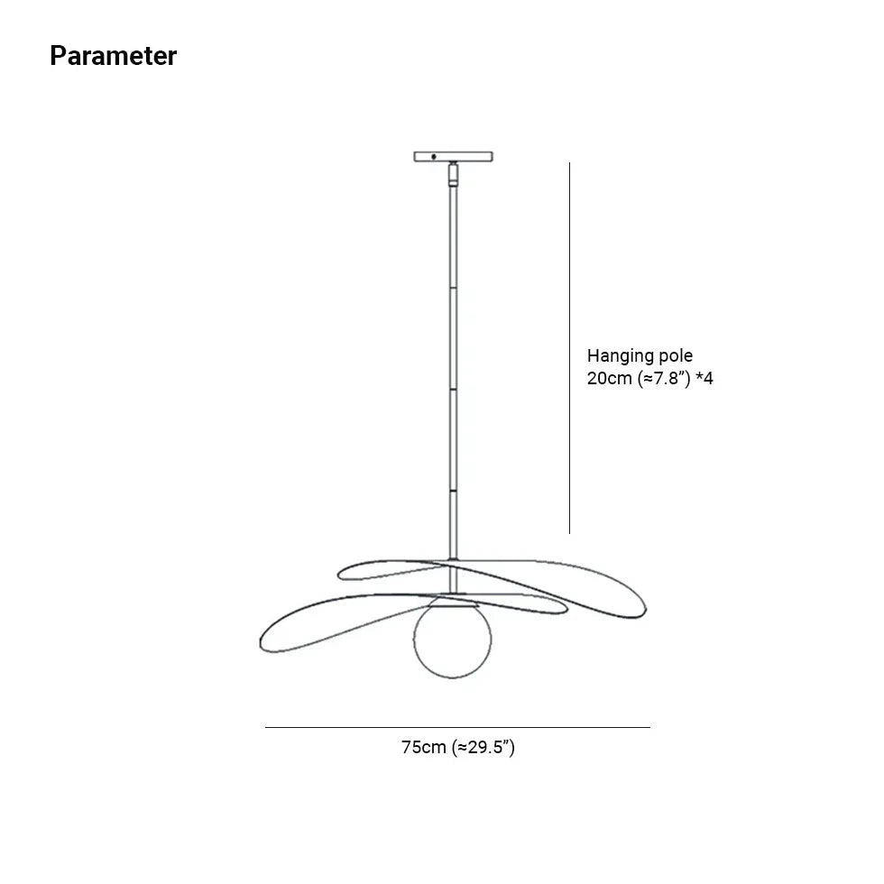 LED-Pendelleuchte rund nordisch Eisenkunst Rundplatt - Clowas.de