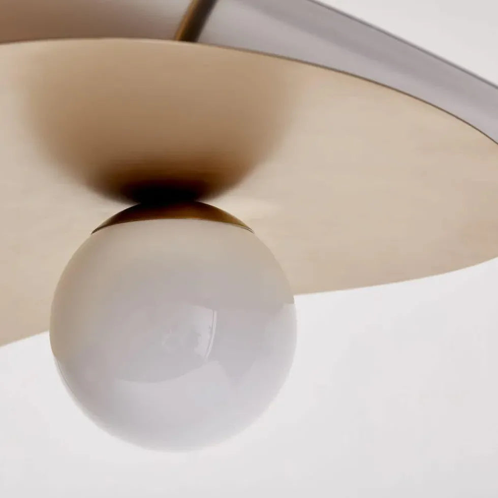 LED-Pendelleuchte rund nordisch Eisenkunst Rundplatt - Clowas.de
