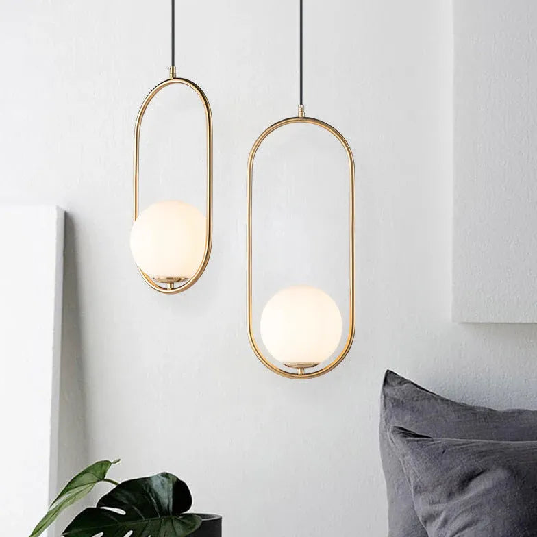 LED Pendelleuchte rund Nordisch moderne kreative Beleuchtung - Clowas.de