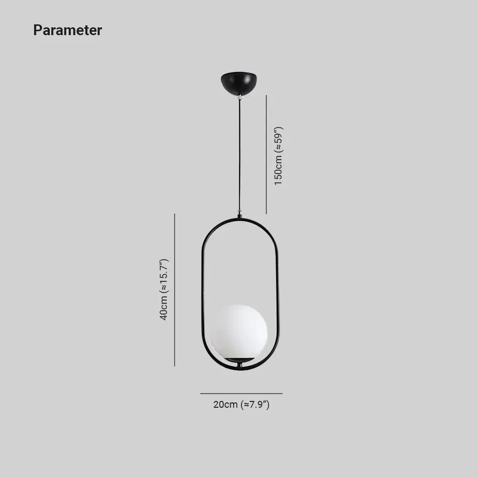 LED Pendelleuchte rund Nordisch moderne kreative Beleuchtung - Clowas.de