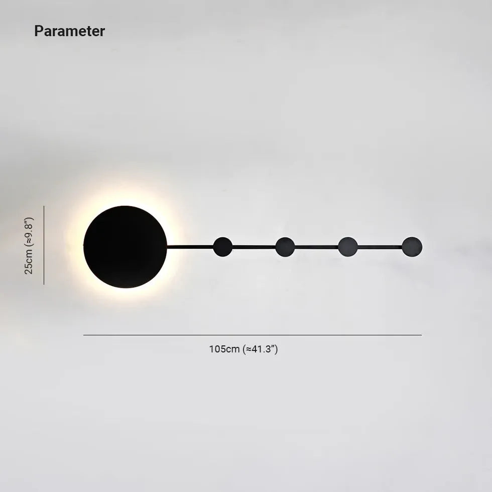 Geometrische kreisförmige LED moderne Wandleuchten