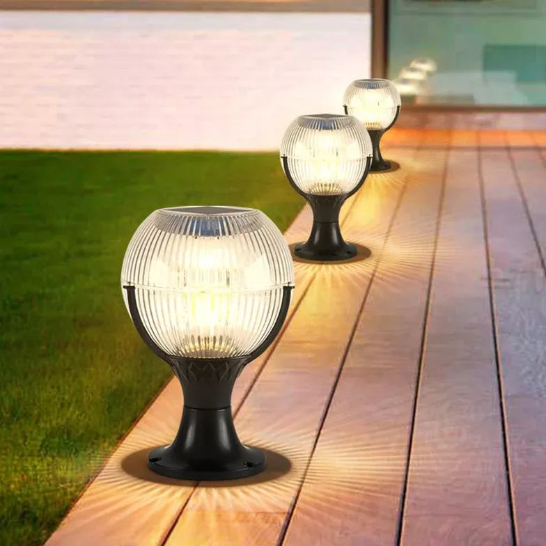 LED Sockelleuchte Kugelform Acryl Modern Design - Clowas.de