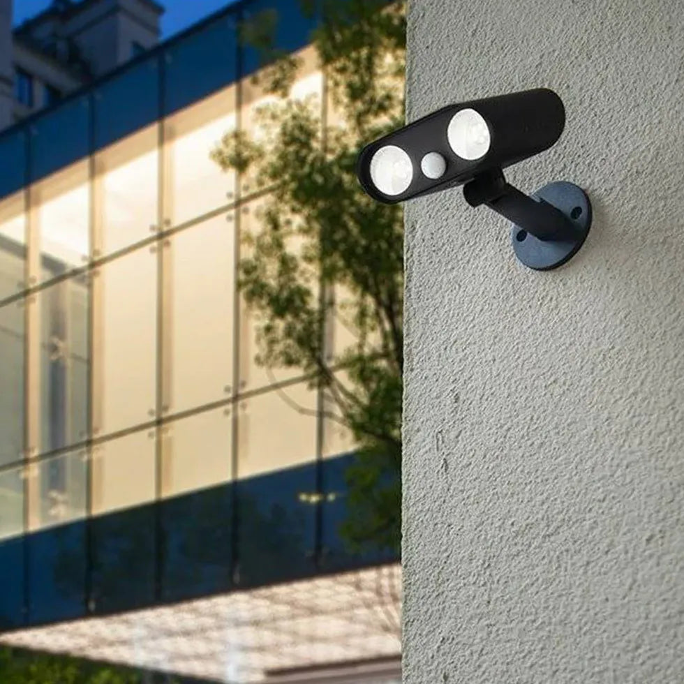 LED Solar Strahler Außen Wasserdicht Schwarz für Garten - Clowas.de