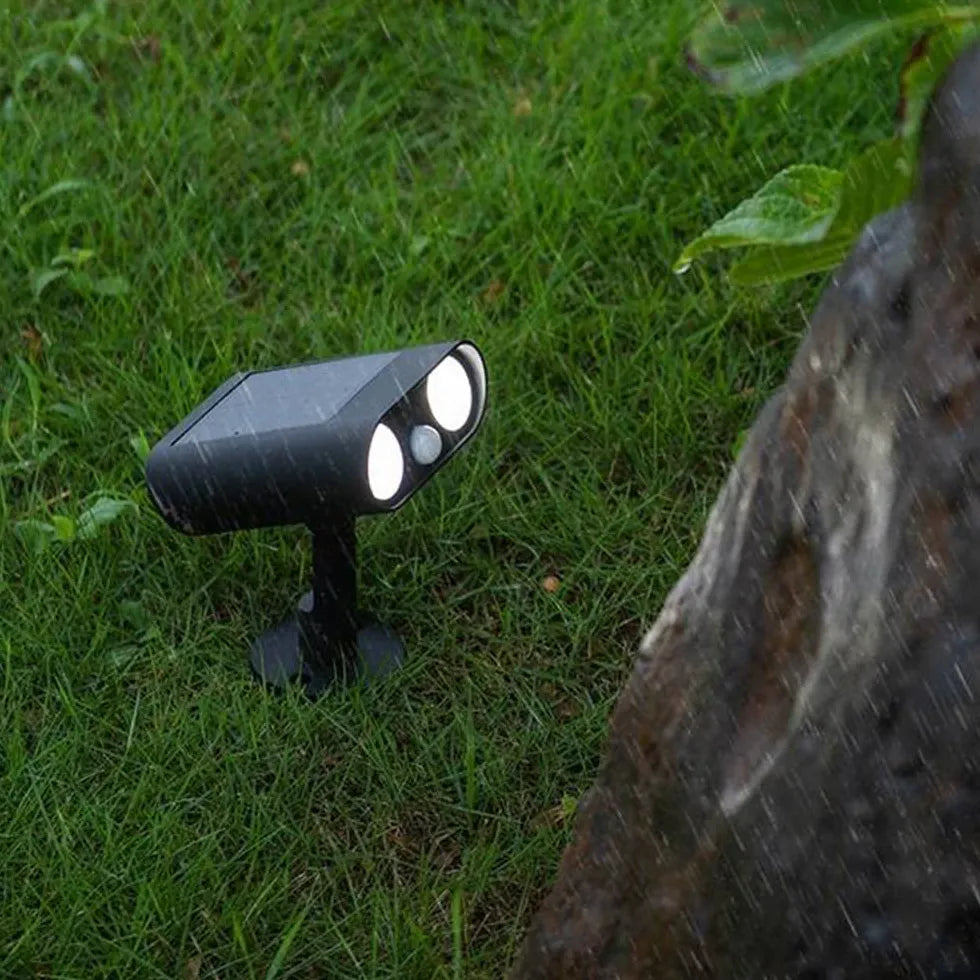 LED Solar Strahler Außen Wasserdicht Schwarz für Garten - Clowas.de