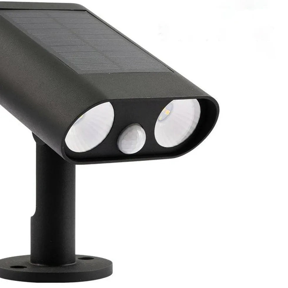 LED Solar Strahler Außen Wasserdicht Schwarz für Garten - Clowas.de