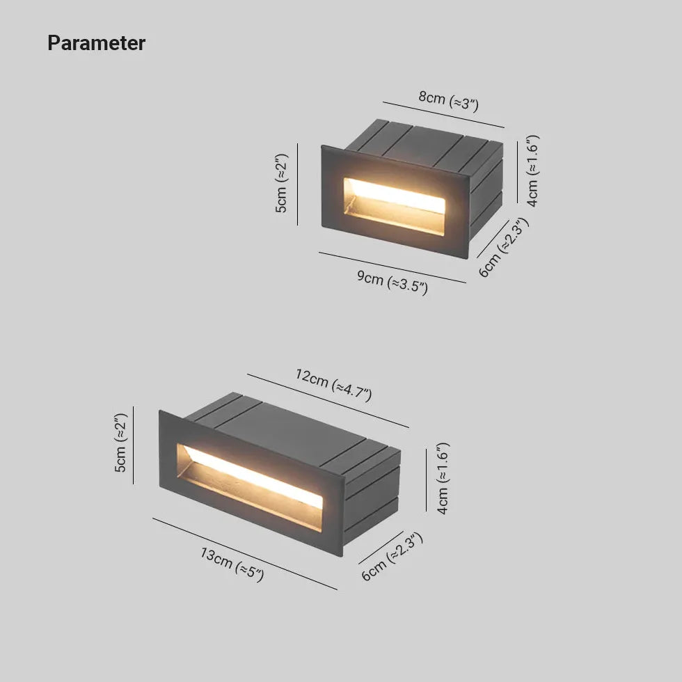 LED Wandeinbauleuchte Treppenbeleuchtung für stilvolle Außenbereiche - Clowas.de