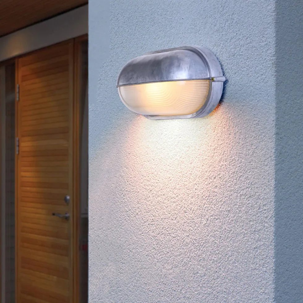 LED Wandleuchte aussen elegante weiße moderne Gestaltung - Clowas.de