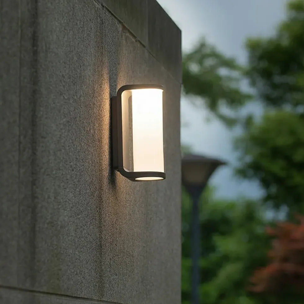 LED Wandleuchte aussen elegante moderne wasserdichte Beleuchtung - Clowas.de