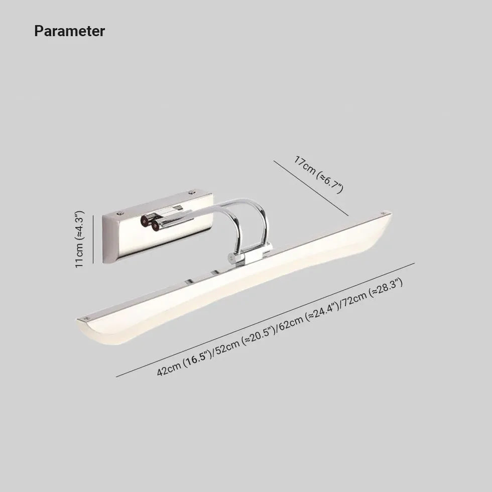 LED Wandleuchte flach in silbernem modernen Design - Clowas.de