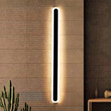 LED Wandleuchte innen schwarz Outdoor wasserdicht minimalistisch - Clowas.de