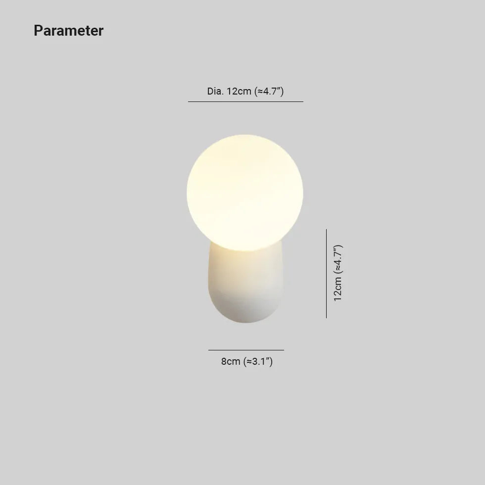 LED Wandleuchte Kugel im nordischen minimalistischen Design - Clowas.de
