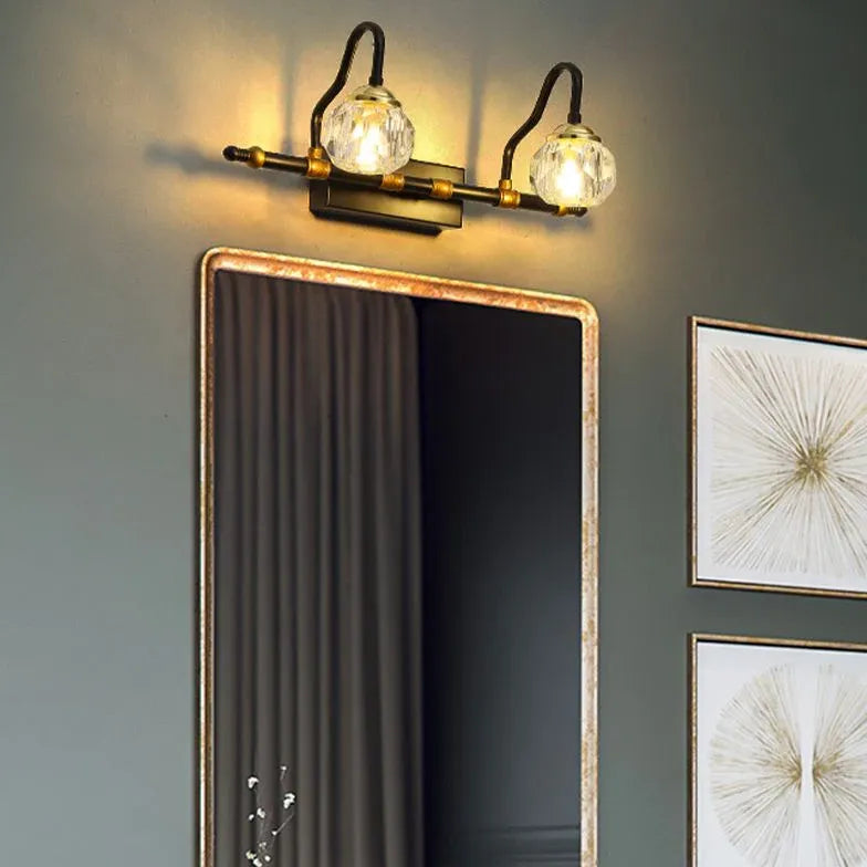 LED Wandleuchte mit Arm im amerikanischen Kristallstil - Clowas.de