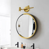 LED Wandleuchte mit Schalter in goldenem Minimalismus - Clowas.de
