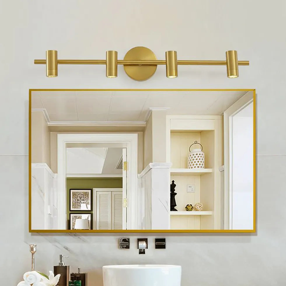 LED Wandleuchte mit Schalter in goldenem Minimalismus - Clowas.de