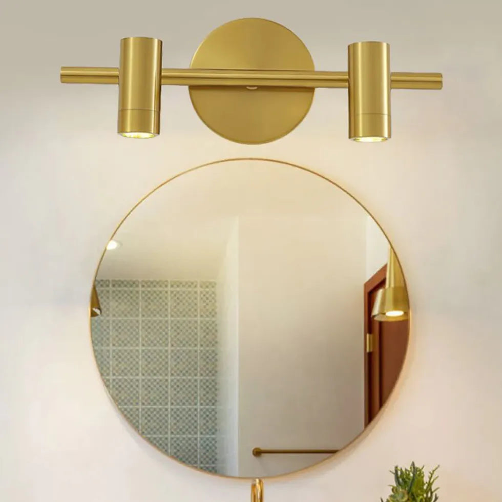 LED Wandleuchte mit Schalter in goldenem Minimalismus - Clowas.de