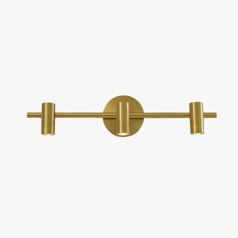 LED Wandleuchte mit Schalter in goldenem Minimalismus - Clowas.de