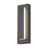 LED Wandleuchte quadratisch moderne schwarze Außenbeleuchtung - Clowas.de