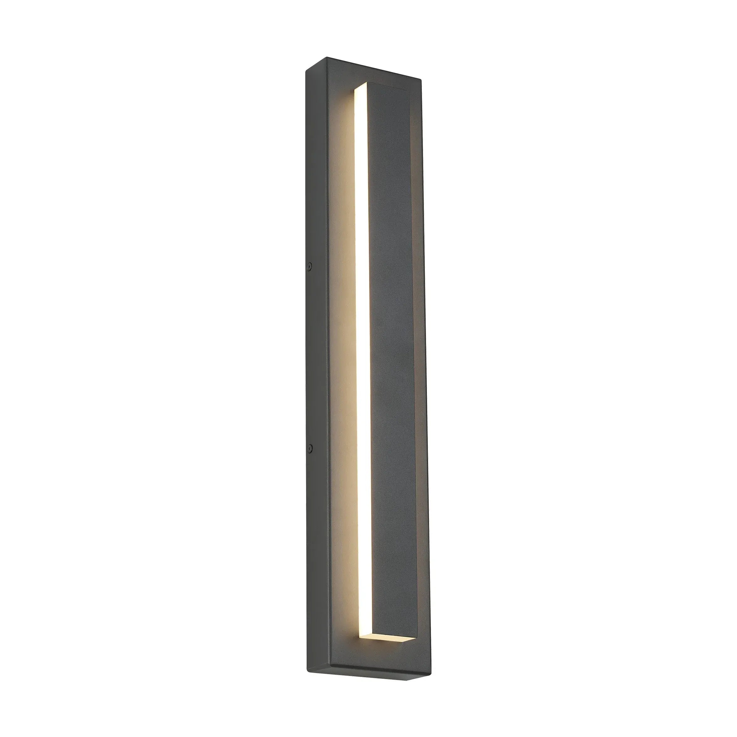 LED Wandleuchte quadratisch moderne schwarze Außenbeleuchtung - Clowas.de
