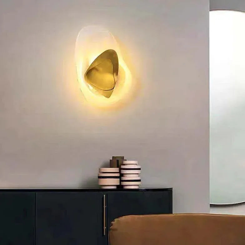 LED Wandleuchte Schwarz Gold Modernes Minimalistisches - Clowas.de