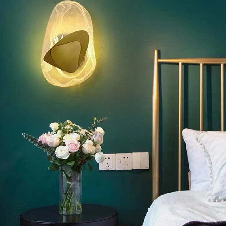 LED Wandleuchte Schwarz Gold Modernes Minimalistisches - Clowas.de