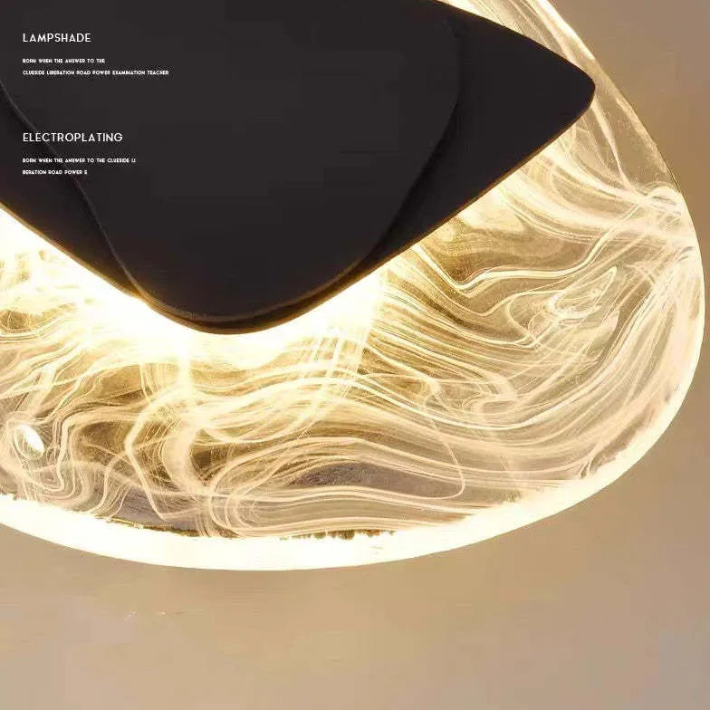 LED Wandleuchte Schwarz Gold Modernes Minimalistisches - Clowas.de