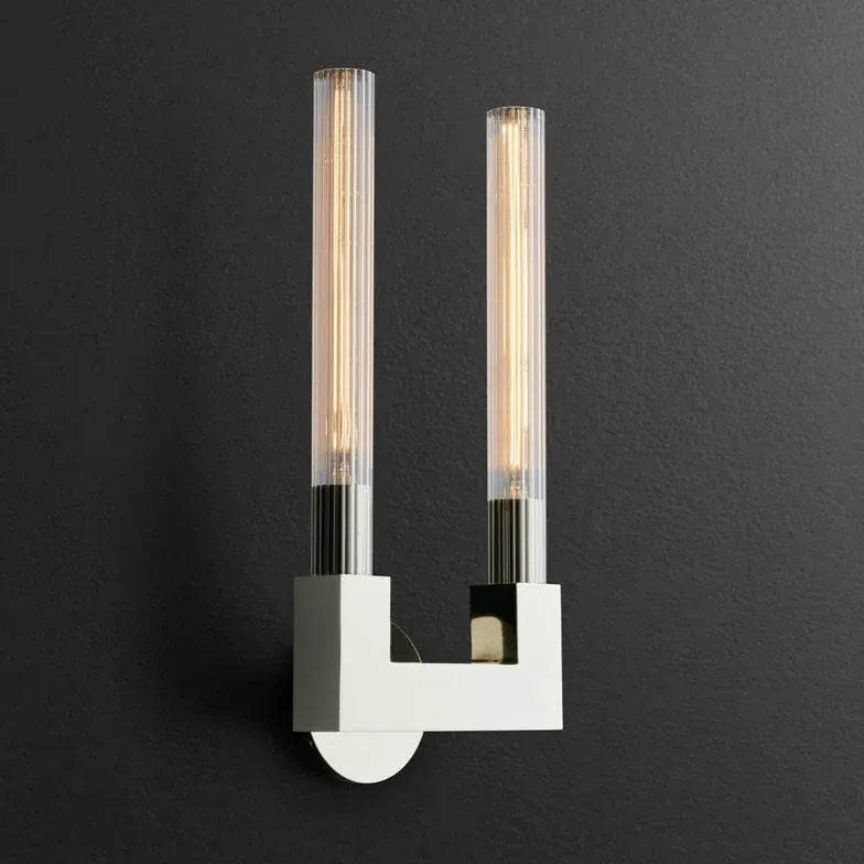 LED Wandleuchte Wohnzimmer moderne minimalistische Doppelstange - Clowas.de