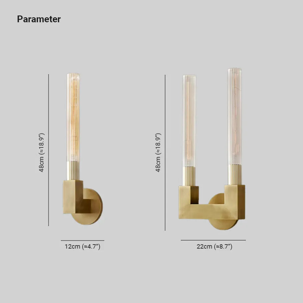 LED Wandleuchte Wohnzimmer moderne minimalistische Doppelstange - Clowas.de