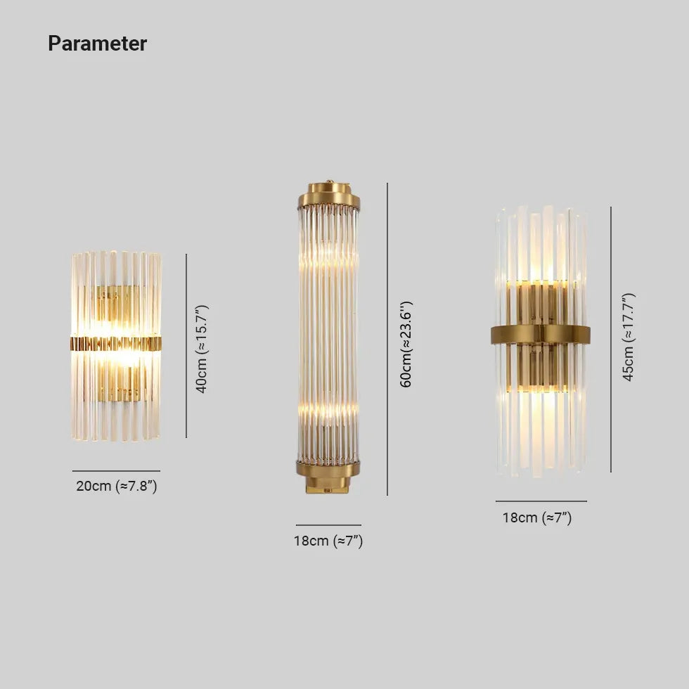LED Wohnzimmer Wandleuchten Kristall Luxus im nordischen Stil - Clowas.de