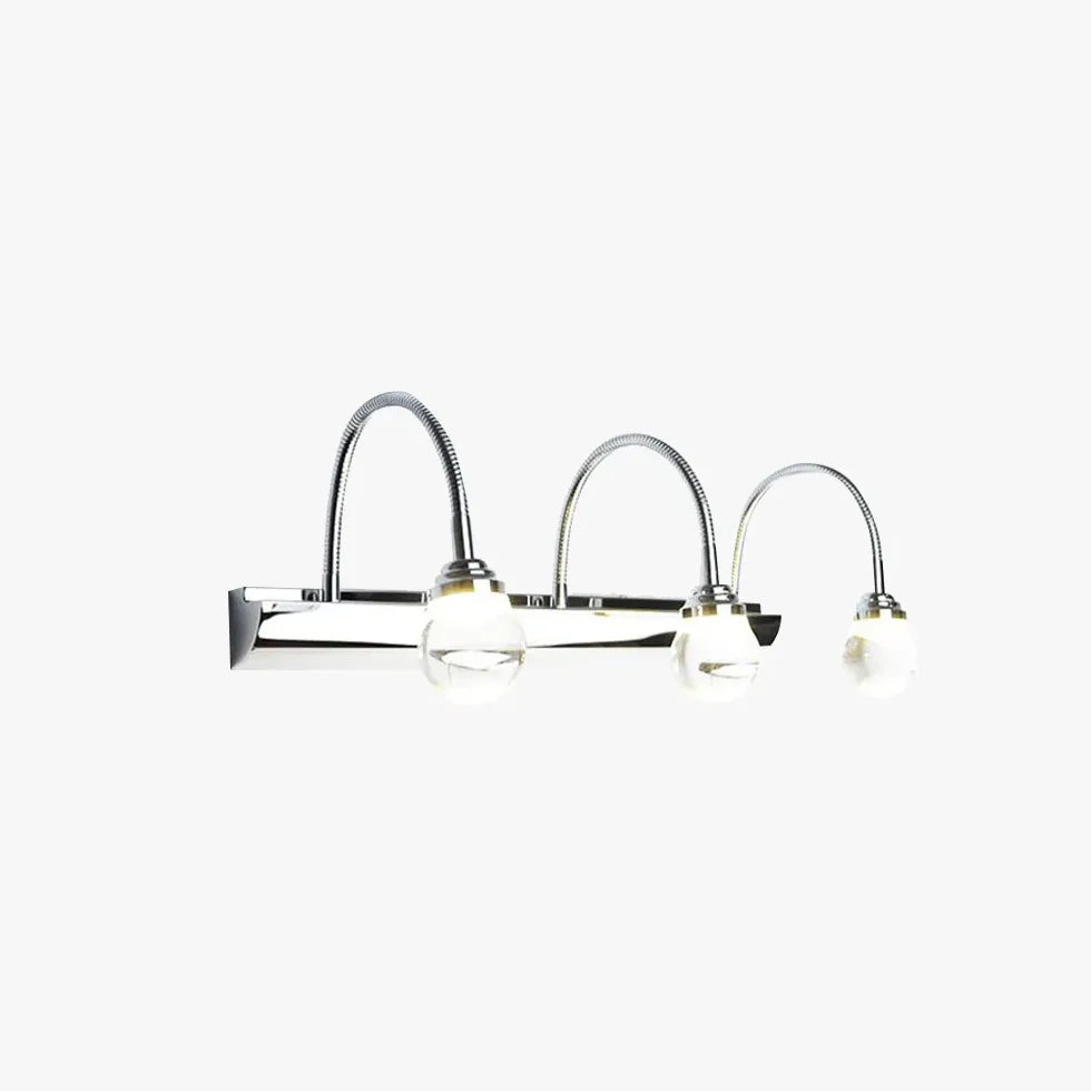 Silver Spring Pipe Bathroom Wall Lights