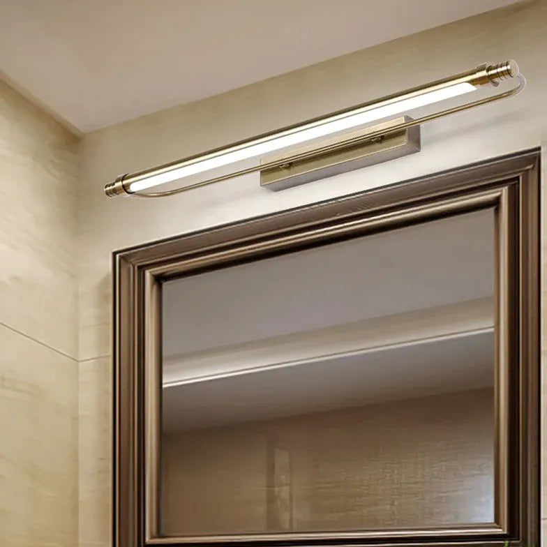 Brass Dimmable Industrial Bathroom Mirror Lights