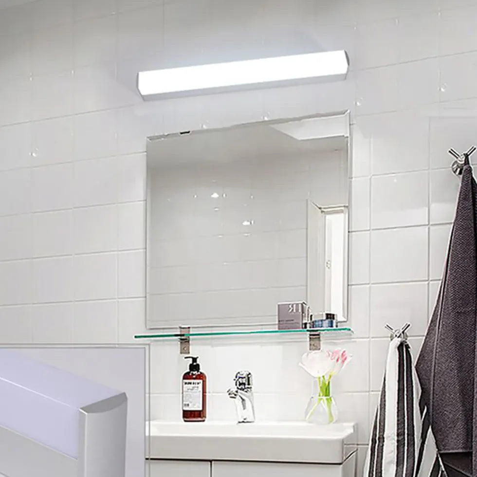 Rectangular Led White Bathroom Wall Lights