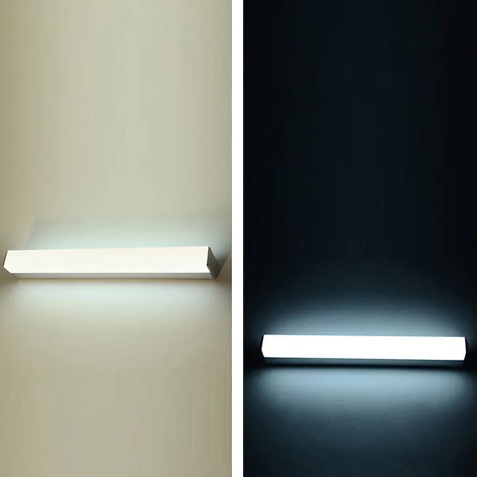 Rectangular Led White Bathroom Wall Lights