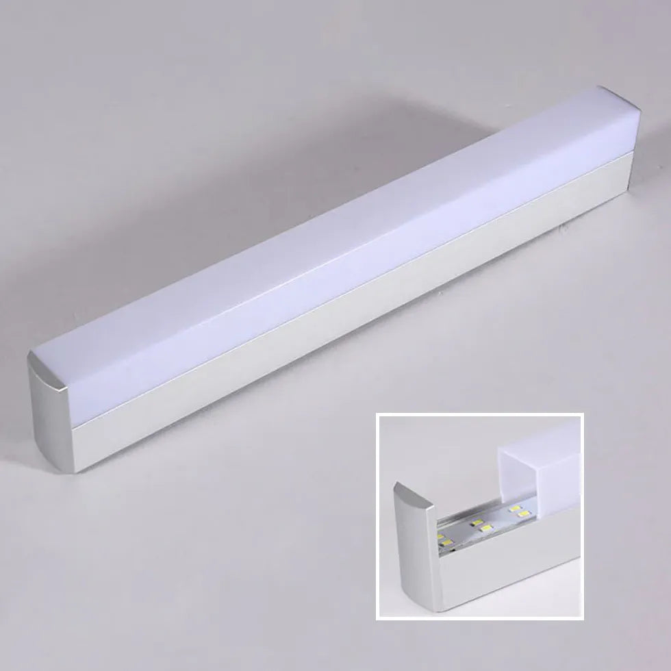 Rectangular Led White Bathroom Wall Lights