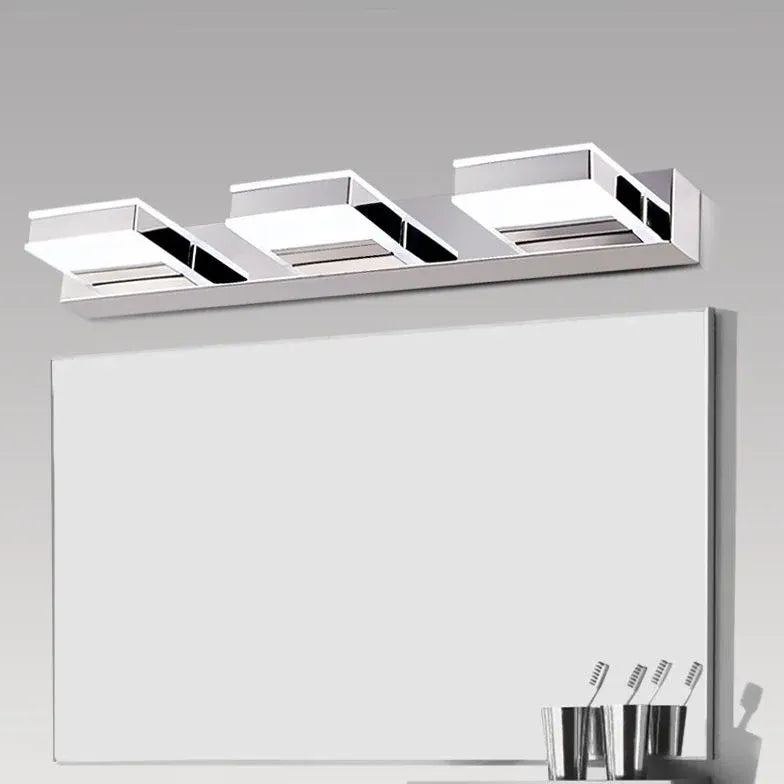 Chrom quadratische moderne Badezimmerspiegellichter