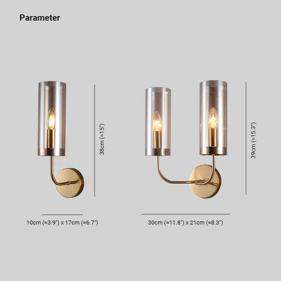 wandleuchte buntes glas modernes nordisches design