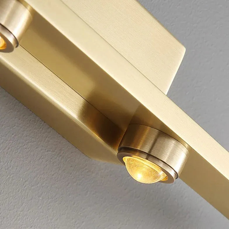 Brushed Process Led Gold Wall Lights