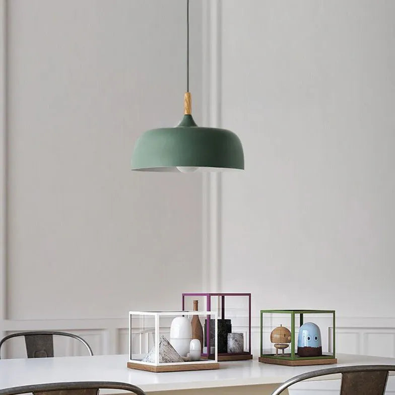 Matte Minimalist Round Modern Pendant Light