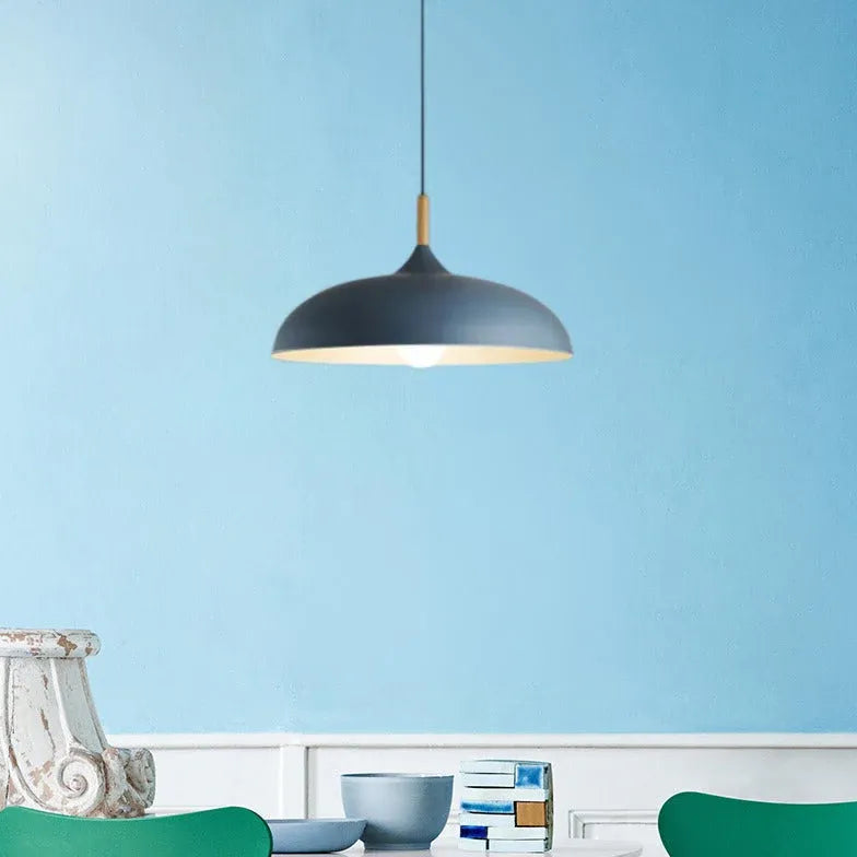 Matte Minimalist Round Modern Pendant Light