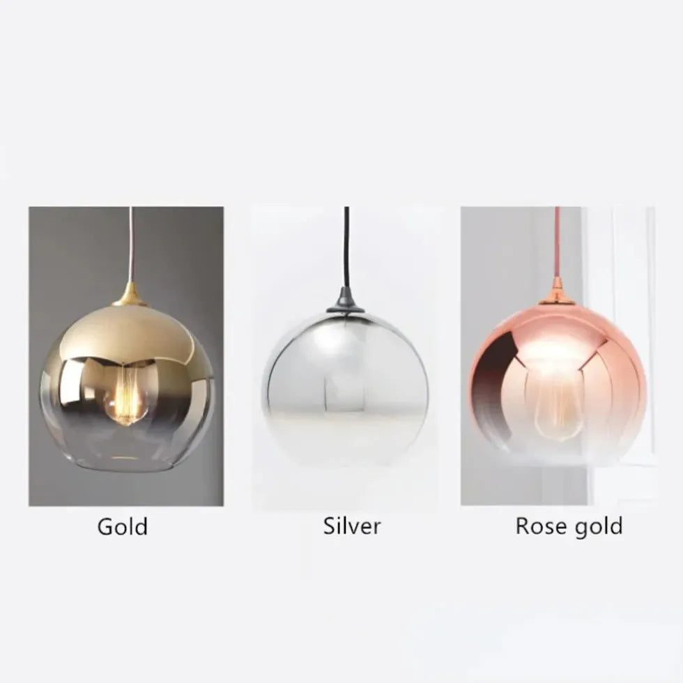 Pendelleuchte Kugel Gold Nordisch Modern Minimalist