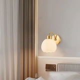 Gold lily Bedroom Plug in Wall Lights