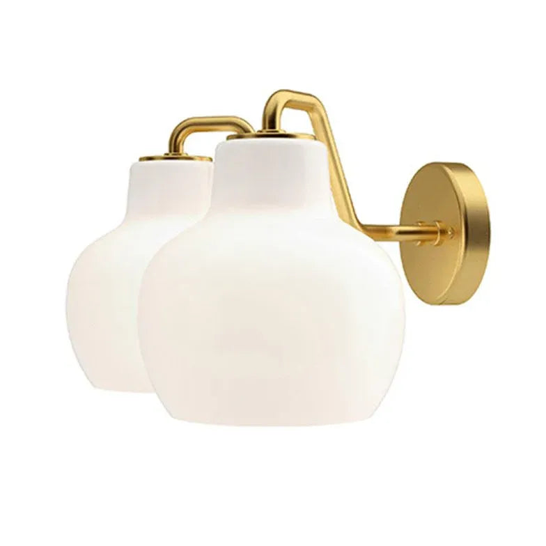 Cream Gly Lily Gold Wandleuchten