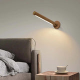 Linear Wandleuchte moderne Holzoptik minimalistisch elegant - Clowas.de