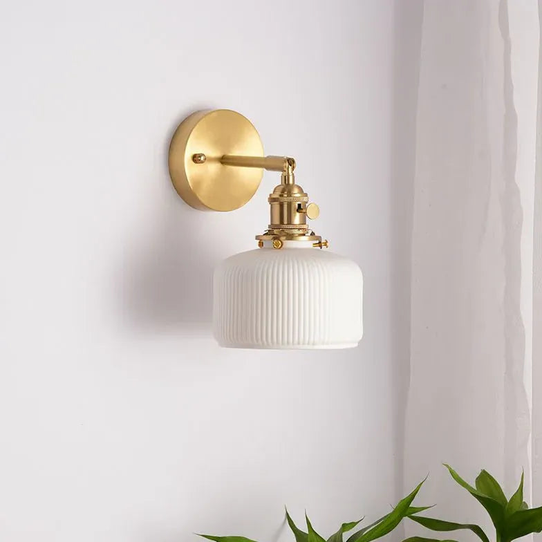 Ceramic Wall Lights Adjustable Indoor