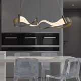 Elegant Wavy Shaped LED Pendant Light