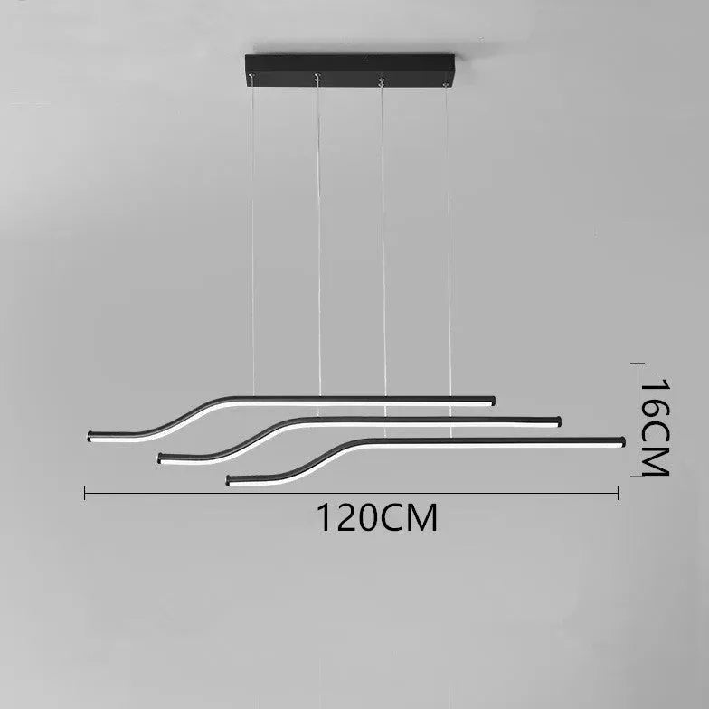 hängelampe schwarz led modernes nordisches design minimalistisch