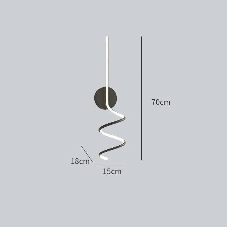 wandleuchte flach weiß Minimalistische moderne Linienführung