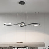 Curved Minimalist for Dining Room Pendant Light